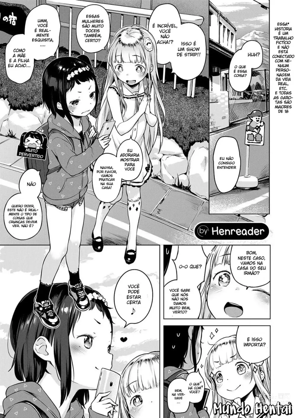 Page 1 of manga Intruding Stripping!