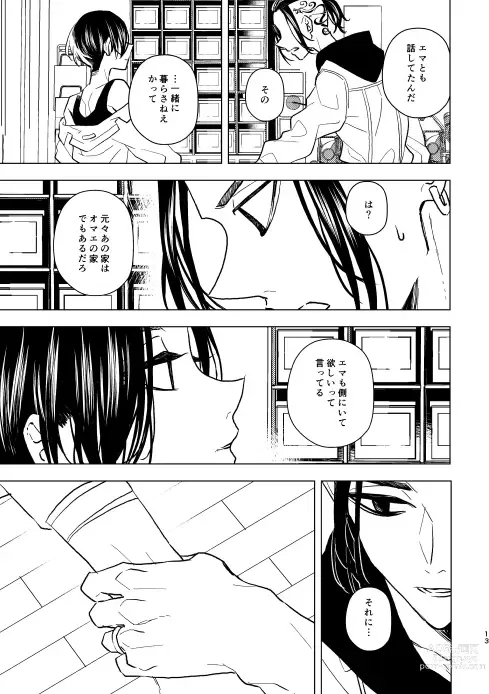 Page 12 of doujinshi Doushitatte Sukuwarenai yo.