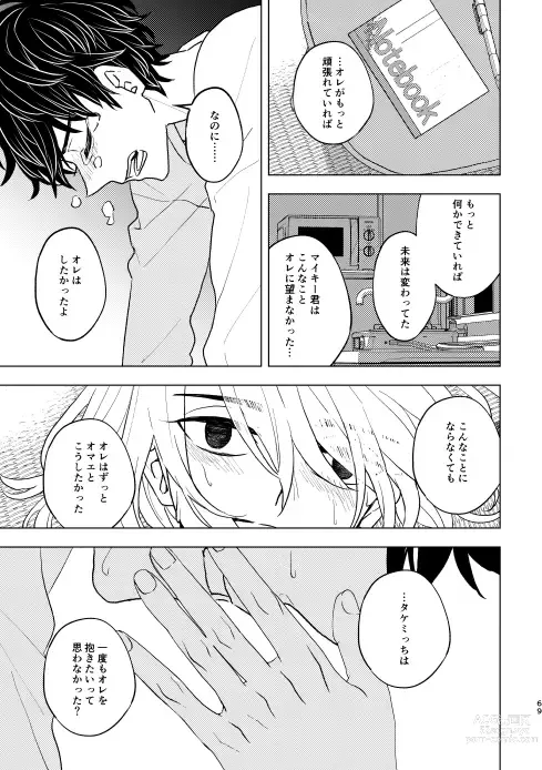 Page 68 of doujinshi Doushitatte Sukuwarenai yo.