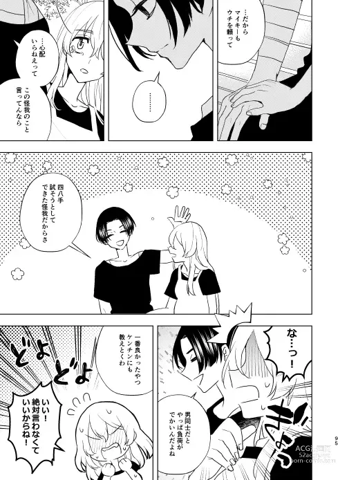 Page 94 of doujinshi Doushitatte Sukuwarenai yo.