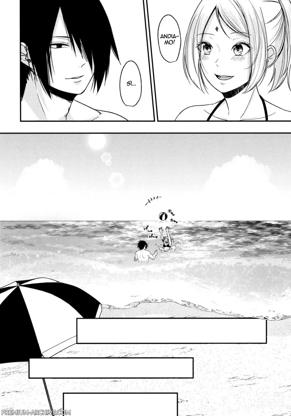 Page 14 of doujinshi Luna di Miele al Mare