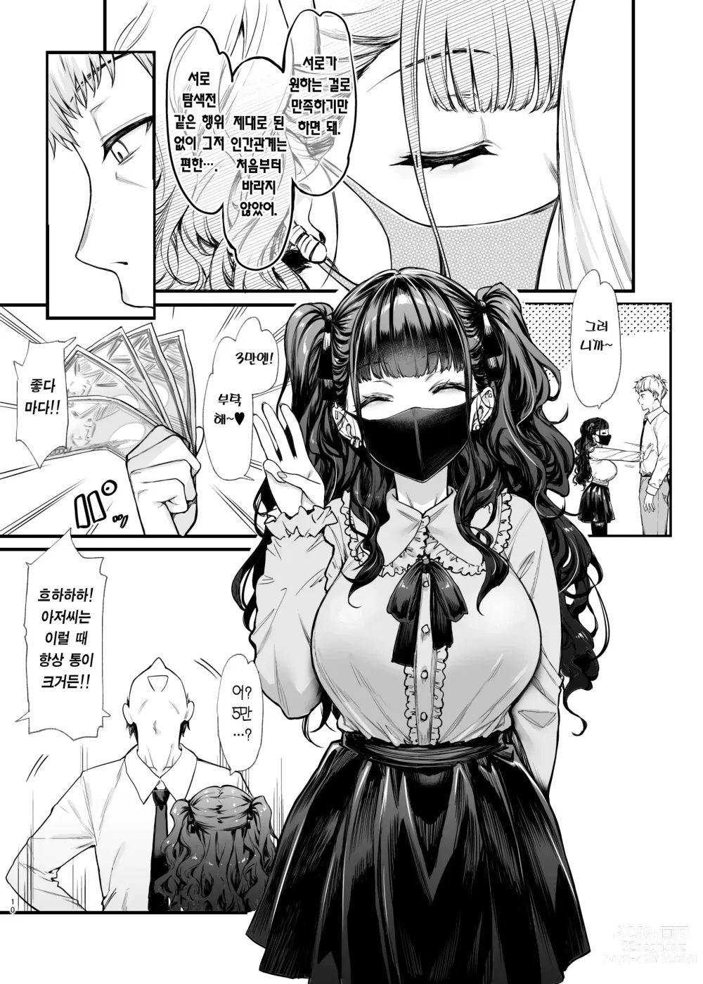Page 9 of doujinshi 지뢰계 여자랑 섹스하고 싶다! (decensored)