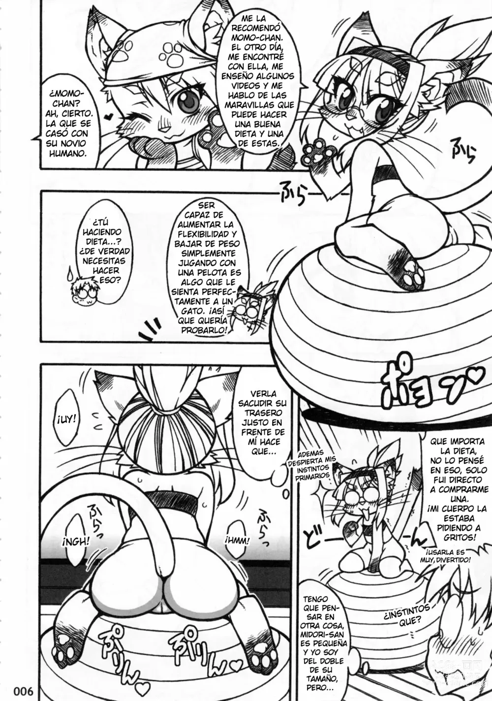 Page 2 of doujinshi Midori's Neko Kano 2