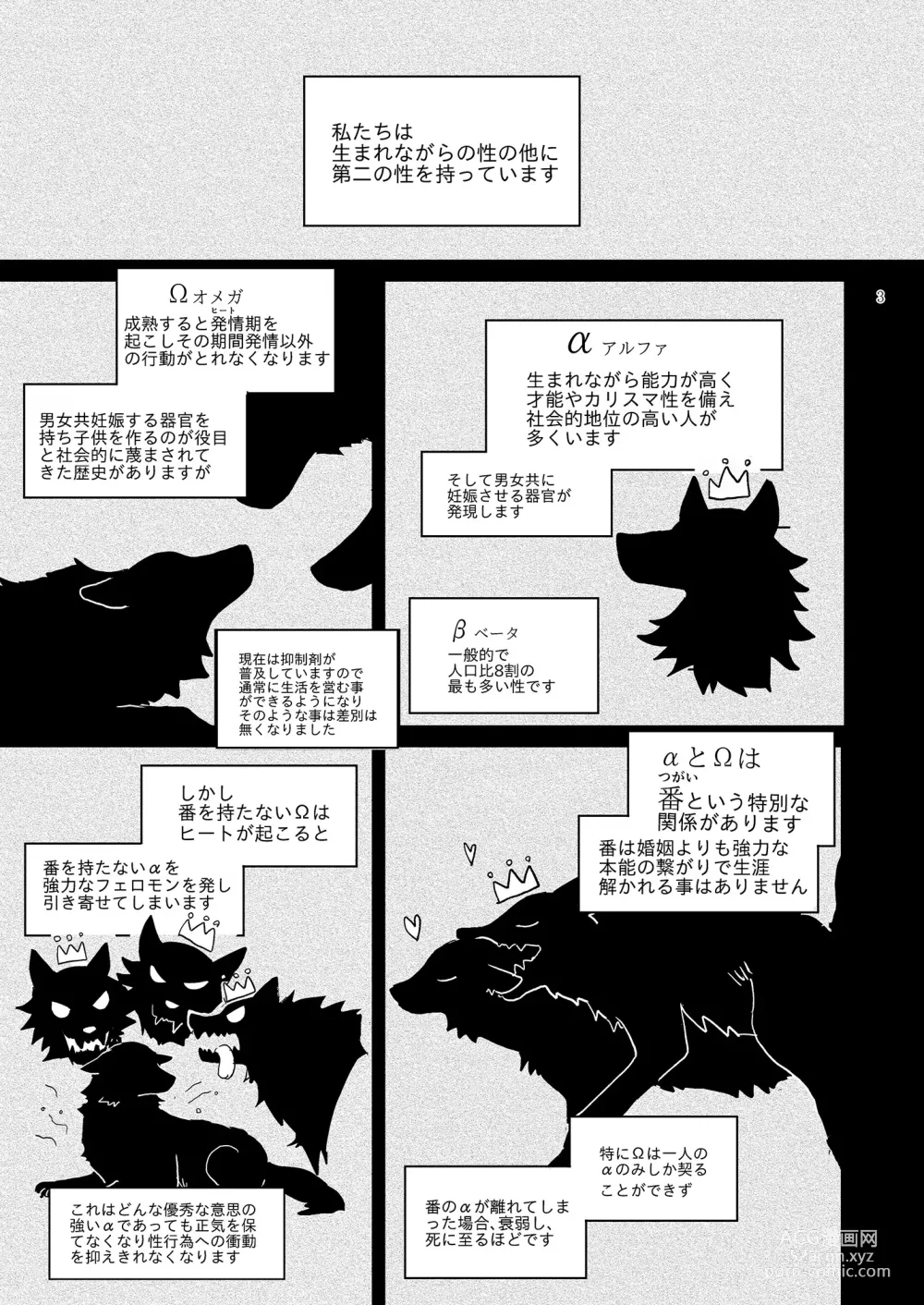 Page 3 of doujinshi Kimi no Tame ni Watashi ni wa