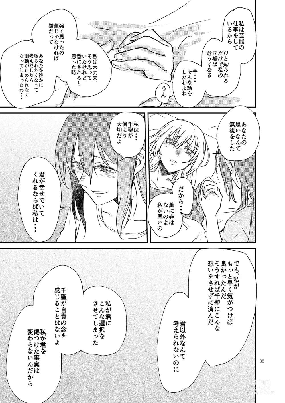 Page 35 of doujinshi Kimi no Tame ni Watashi ni wa