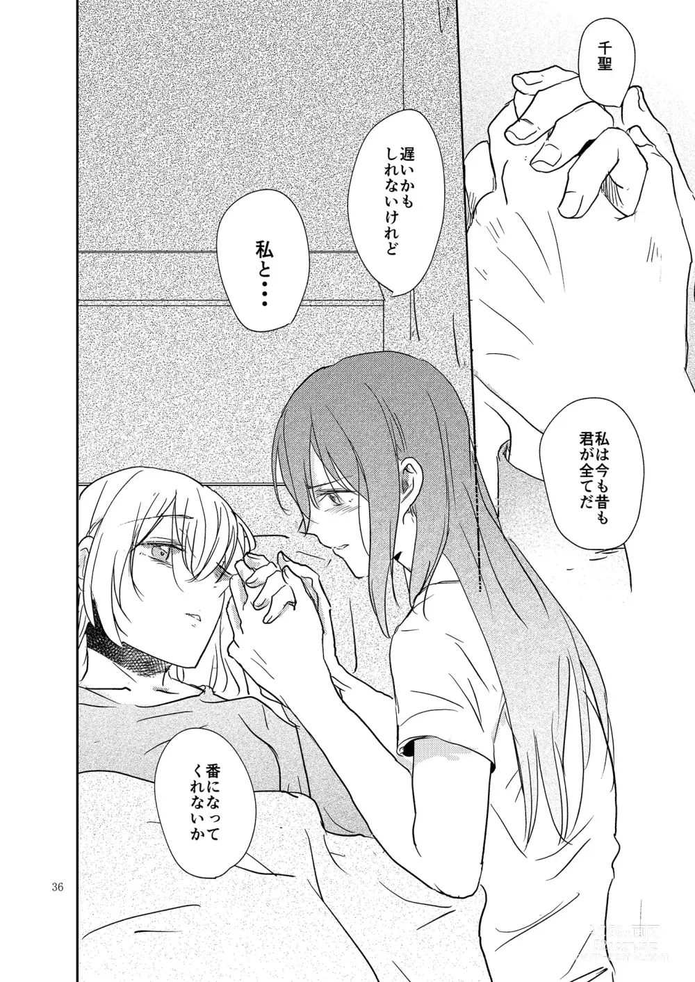 Page 36 of doujinshi Kimi no Tame ni Watashi ni wa