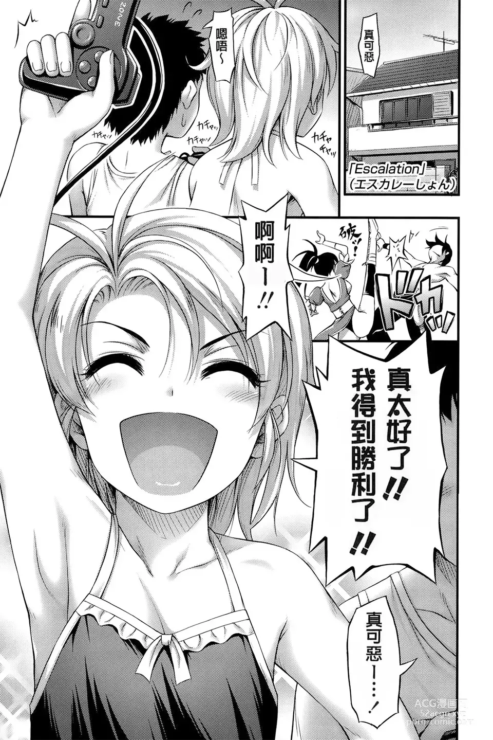 Page 1 of manga Escalation (decensored)