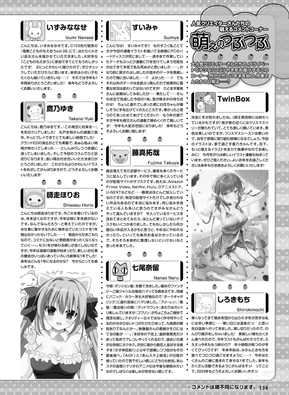 Page 138 of doujinshi Dengeki Moeoh 2024-02