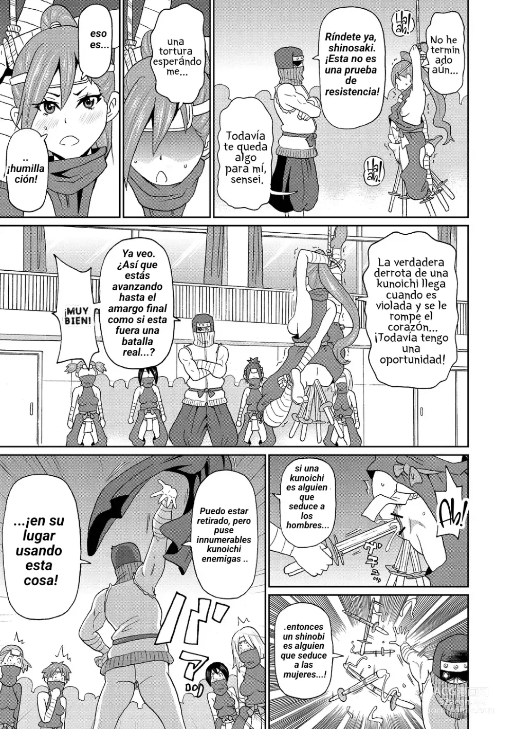 Page 13 of manga Shinmai Kunoichi Shinozaki-san.