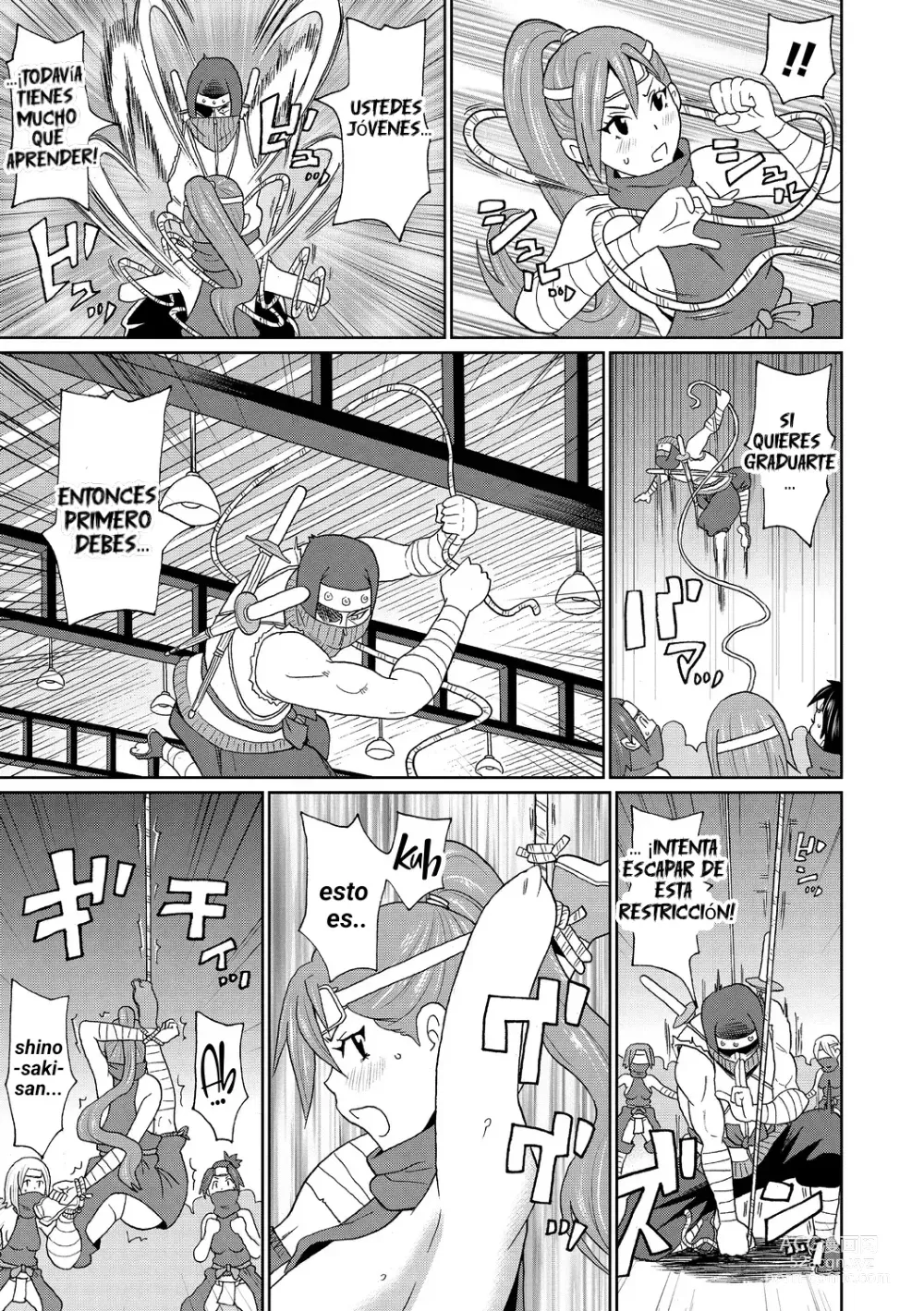 Page 5 of manga Shinmai Kunoichi Shinozaki-san.