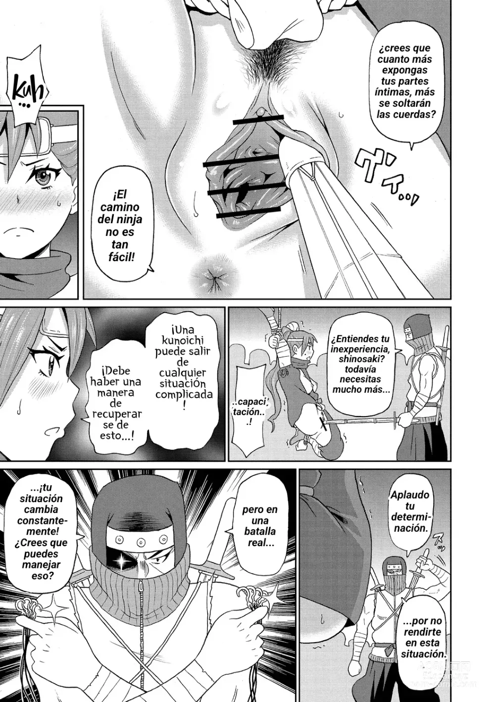 Page 7 of manga Shinmai Kunoichi Shinozaki-san.