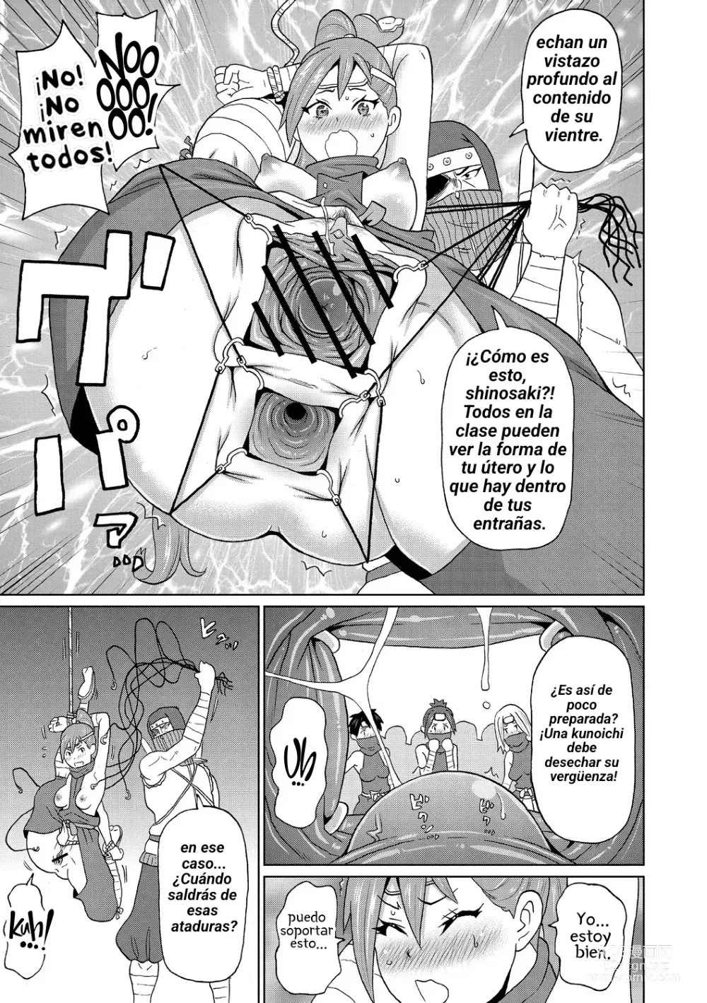 Page 9 of manga Shinmai Kunoichi Shinozaki-san.