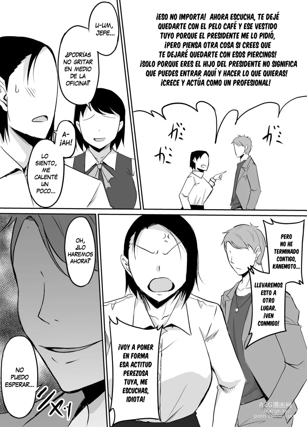 Page 6 of doujinshi Akogare no Onna Joushi ga Douryou no Charao ni Otosareru Hanashi