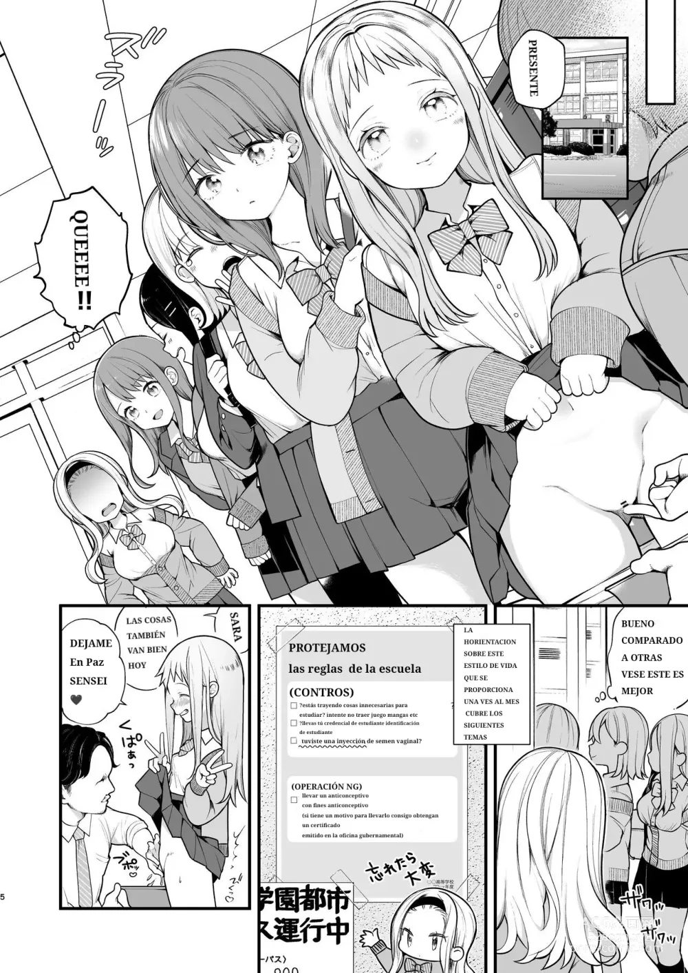 Page 4 of doujinshi Kozukuri Sex ga Gimuka shita Sekai
