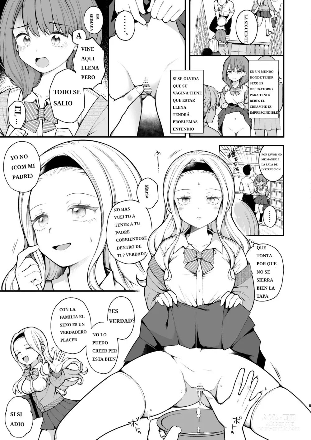 Page 5 of doujinshi Kozukuri Sex ga Gimuka shita Sekai