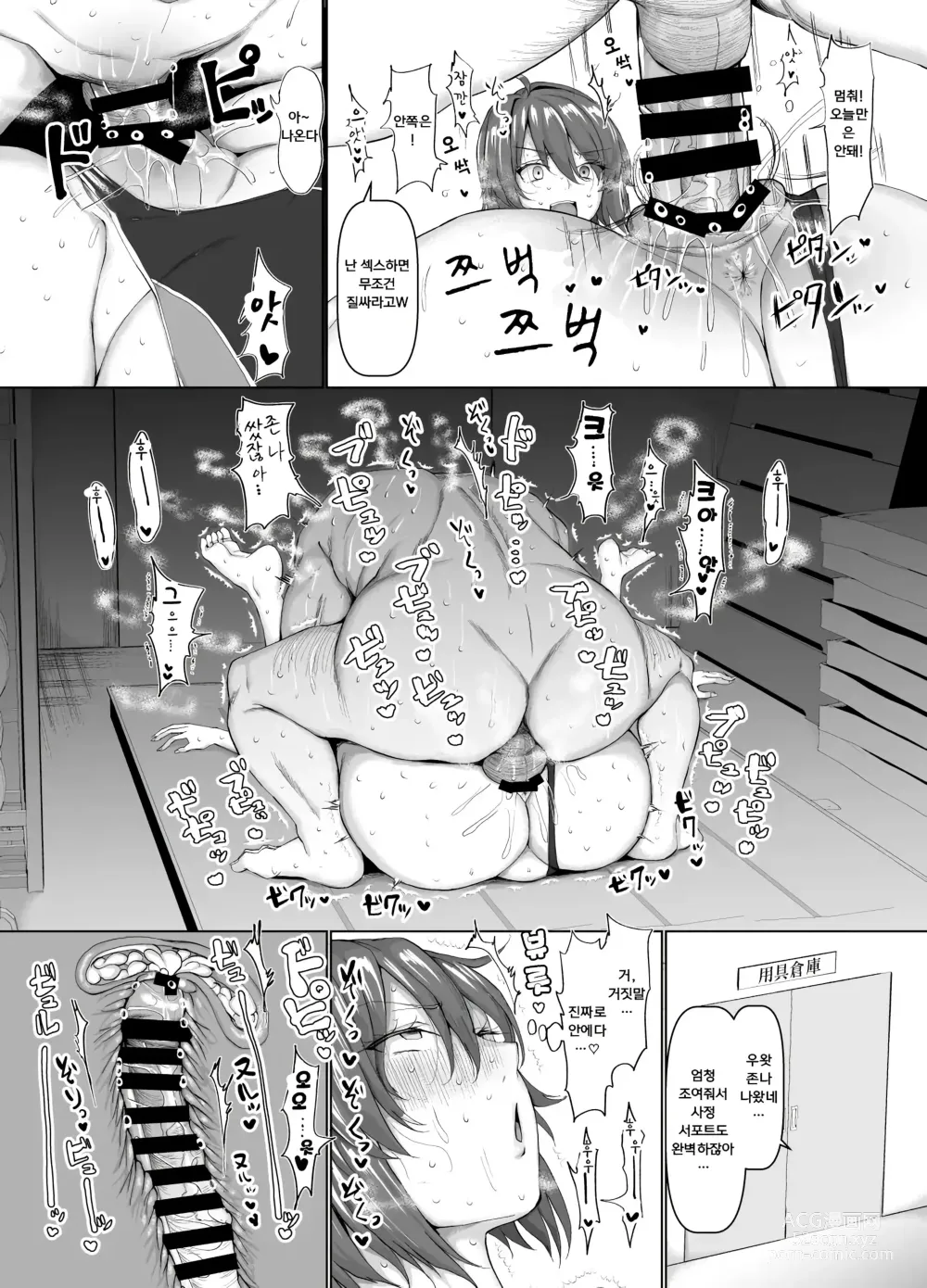 Page 21 of doujinshi Kyouei Joshi to Nikushoku Danshi no Waisetsu na Mitsuyakuㅣ수영녀와 육식남의 음란한 비밀약속