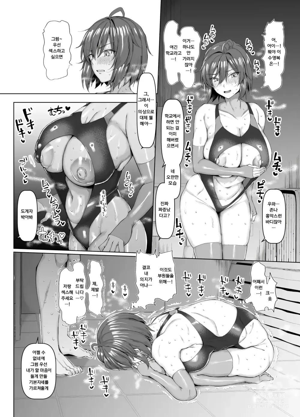 Page 25 of doujinshi Kyouei Joshi to Nikushoku Danshi no Waisetsu na Mitsuyakuㅣ수영녀와 육식남의 음란한 비밀약속