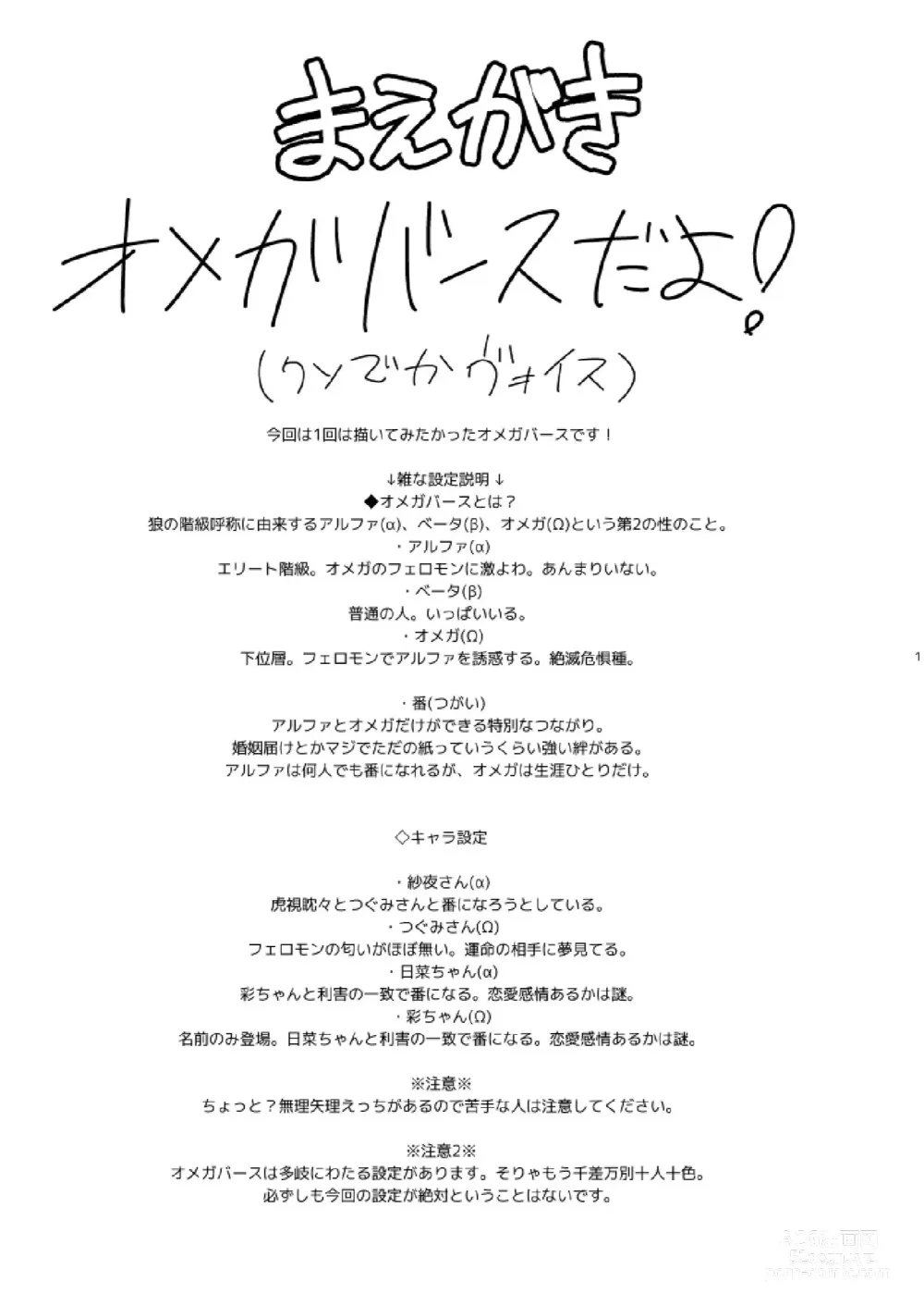 Page 3 of doujinshi Watashi Dake no