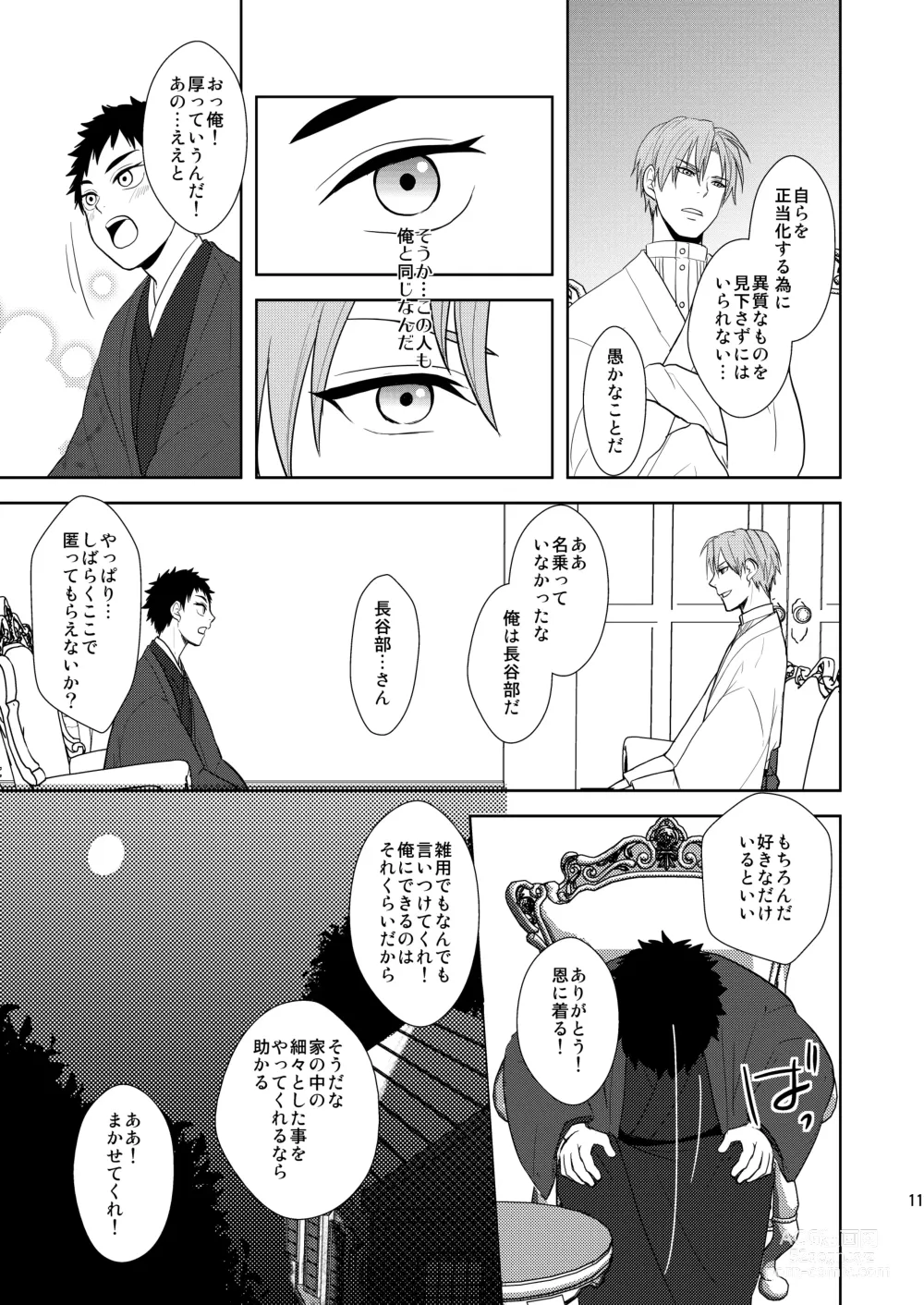 Page 10 of doujinshi Kyuuketsuki wa Bishounen no Seieki shika Suwanai