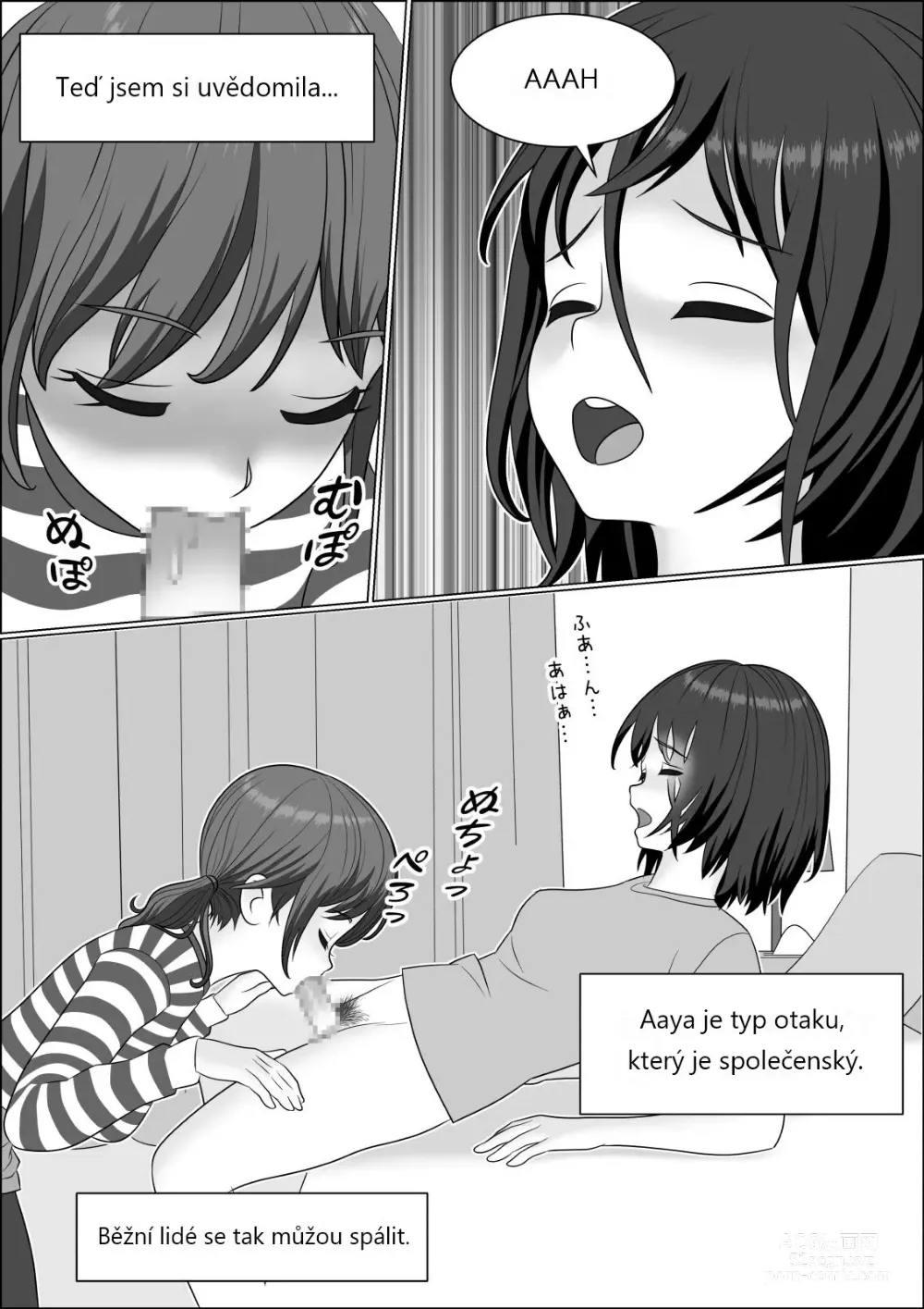 Page 23 of doujinshi CHINPO LADY An Otaku Girl Grows a Dick