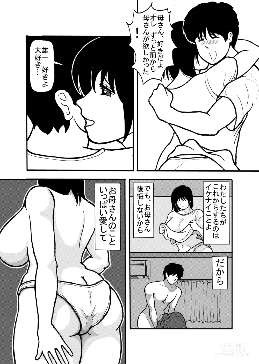 Page 19 of doujinshi 息子と二人きりで暮らすことになりました―初めての膣内射精―