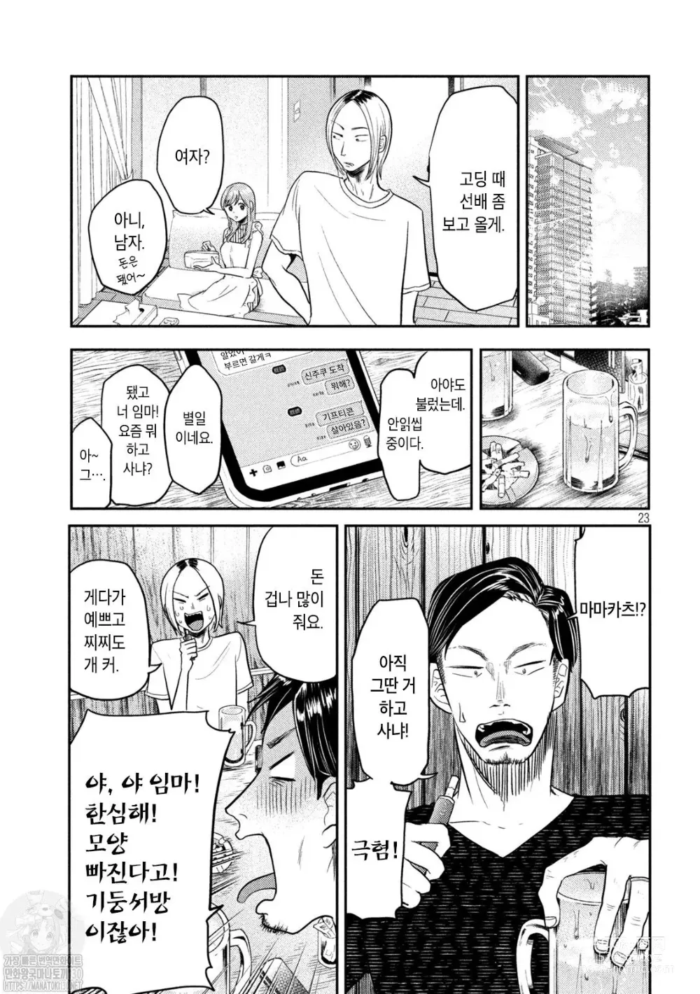 Page 23 of manga Haha wa Tsuyoi.