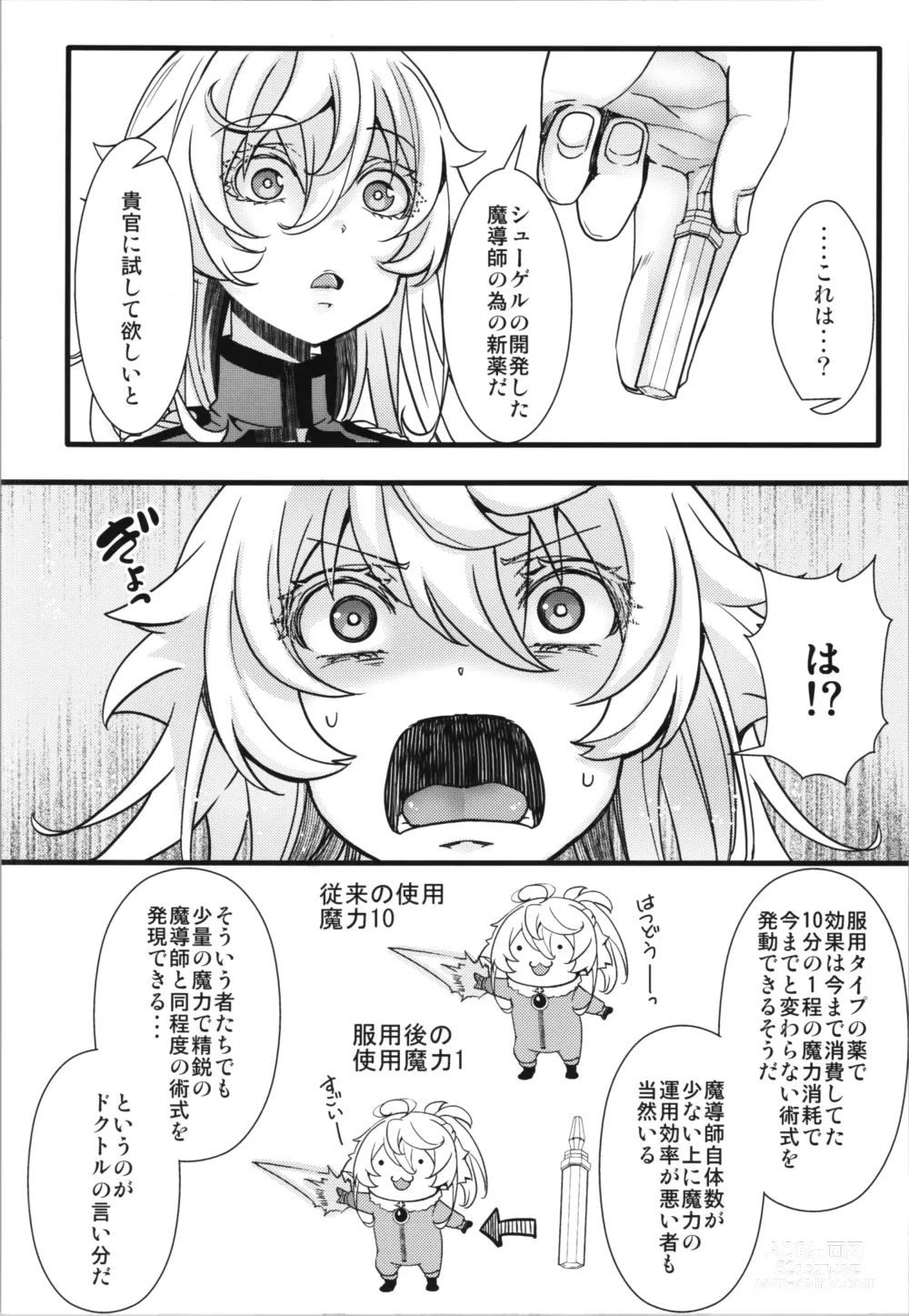 Page 8 of doujinshi Tanya-chan ga Fukusayou de Taihen na Koto  ni Naru Hanashi