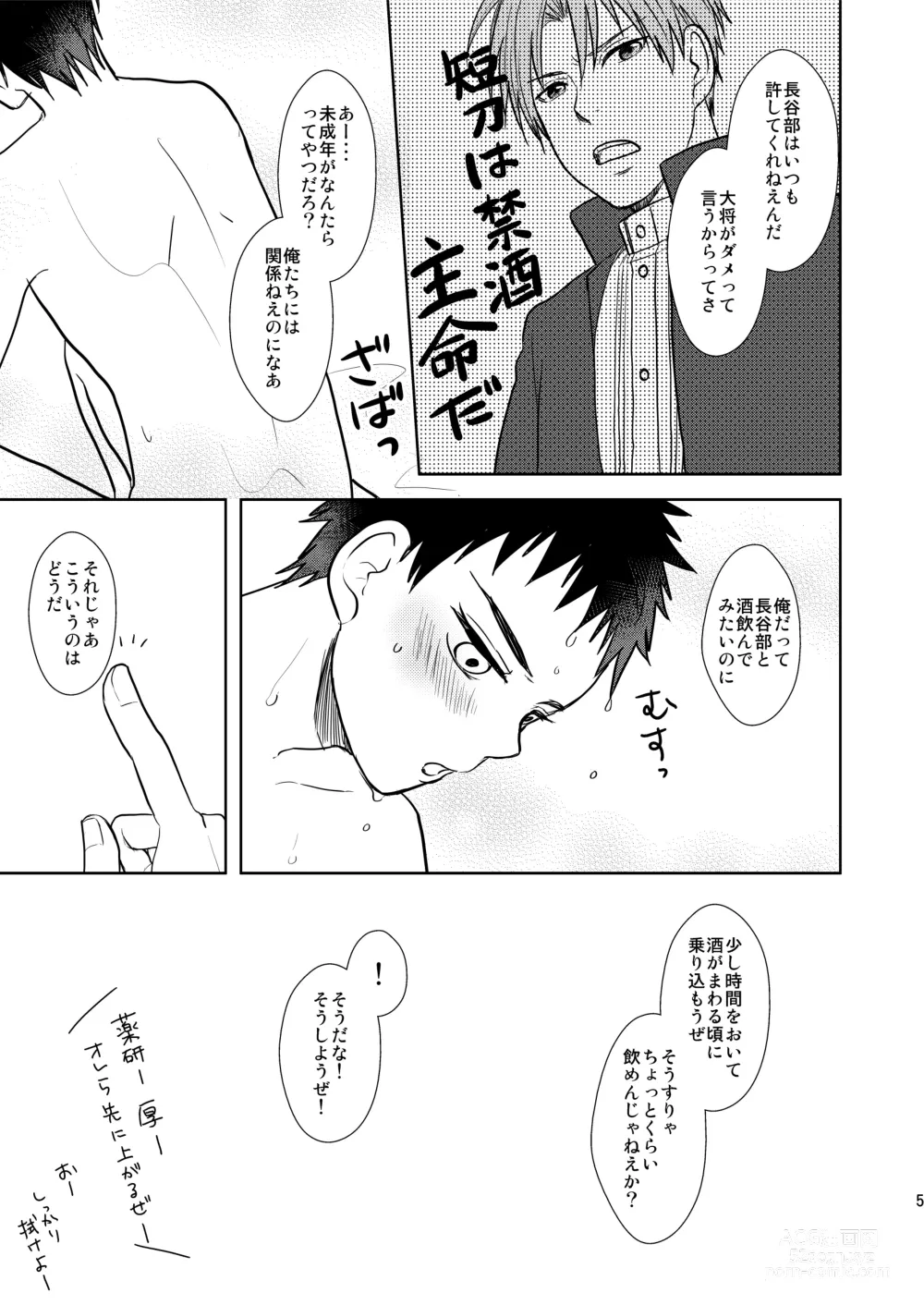 Page 4 of doujinshi Rankou Chuui