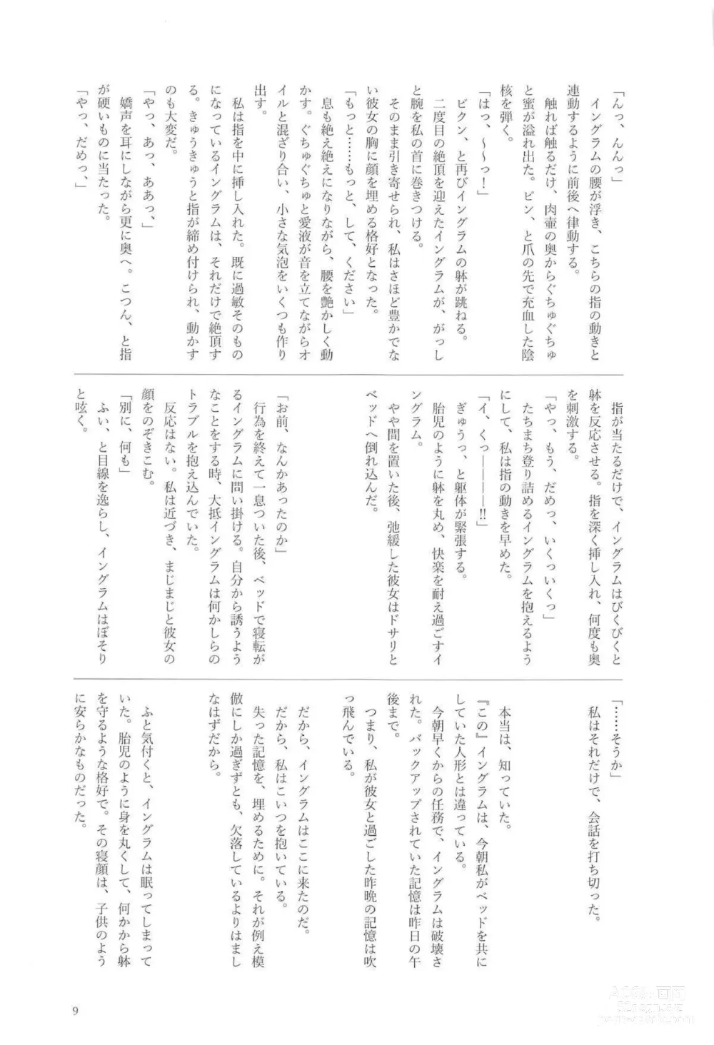 Page 8 of doujinshi Ningyou Tachino Rinpa