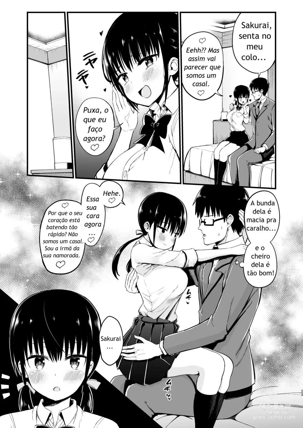 Page 51 of doujinshi Kanojo no Imouto ga Kyonyuu Mini Suka JK de Shouakuma-kei