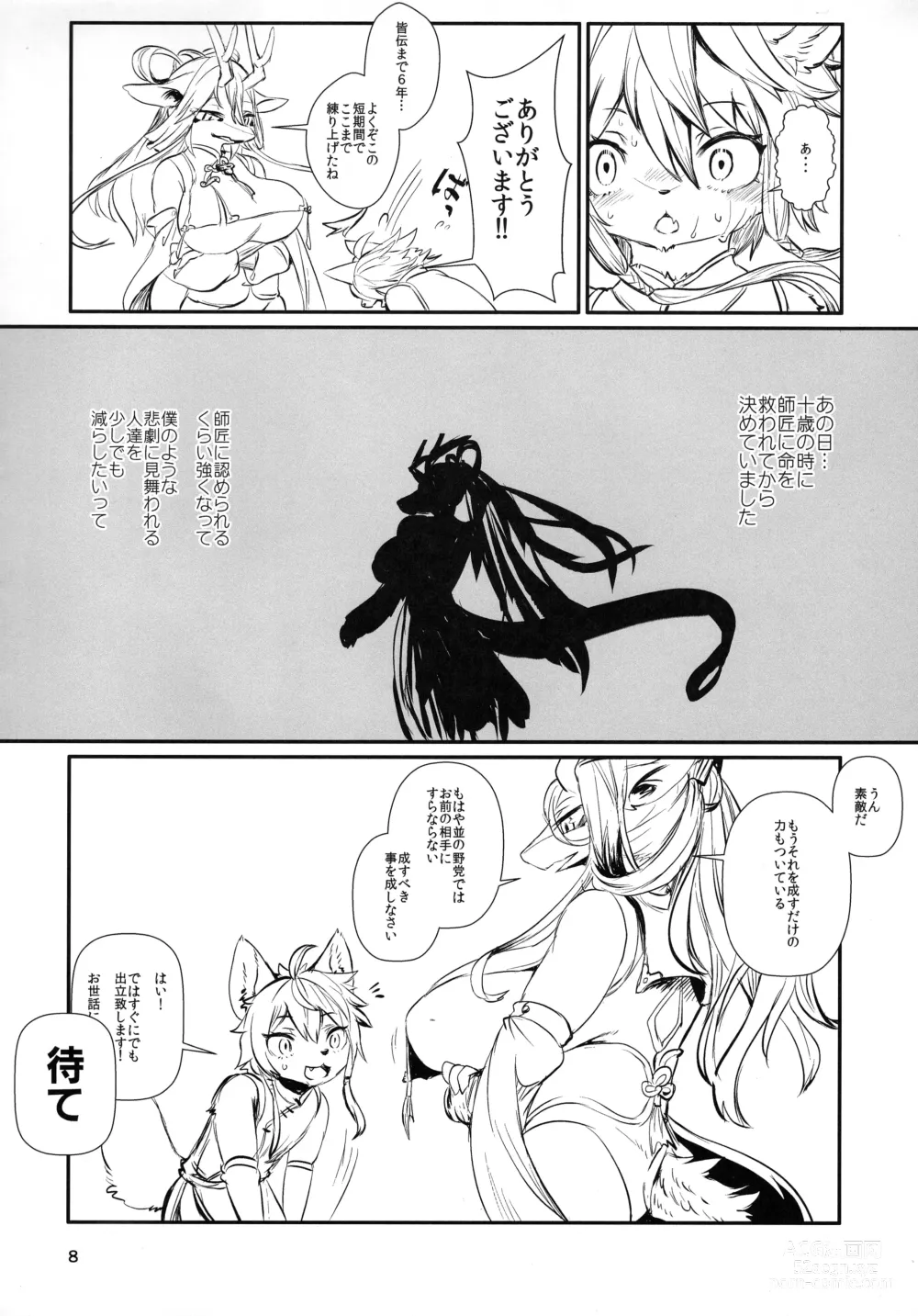 Page 8 of doujinshi Kyosei Yukoku ni Kaoru