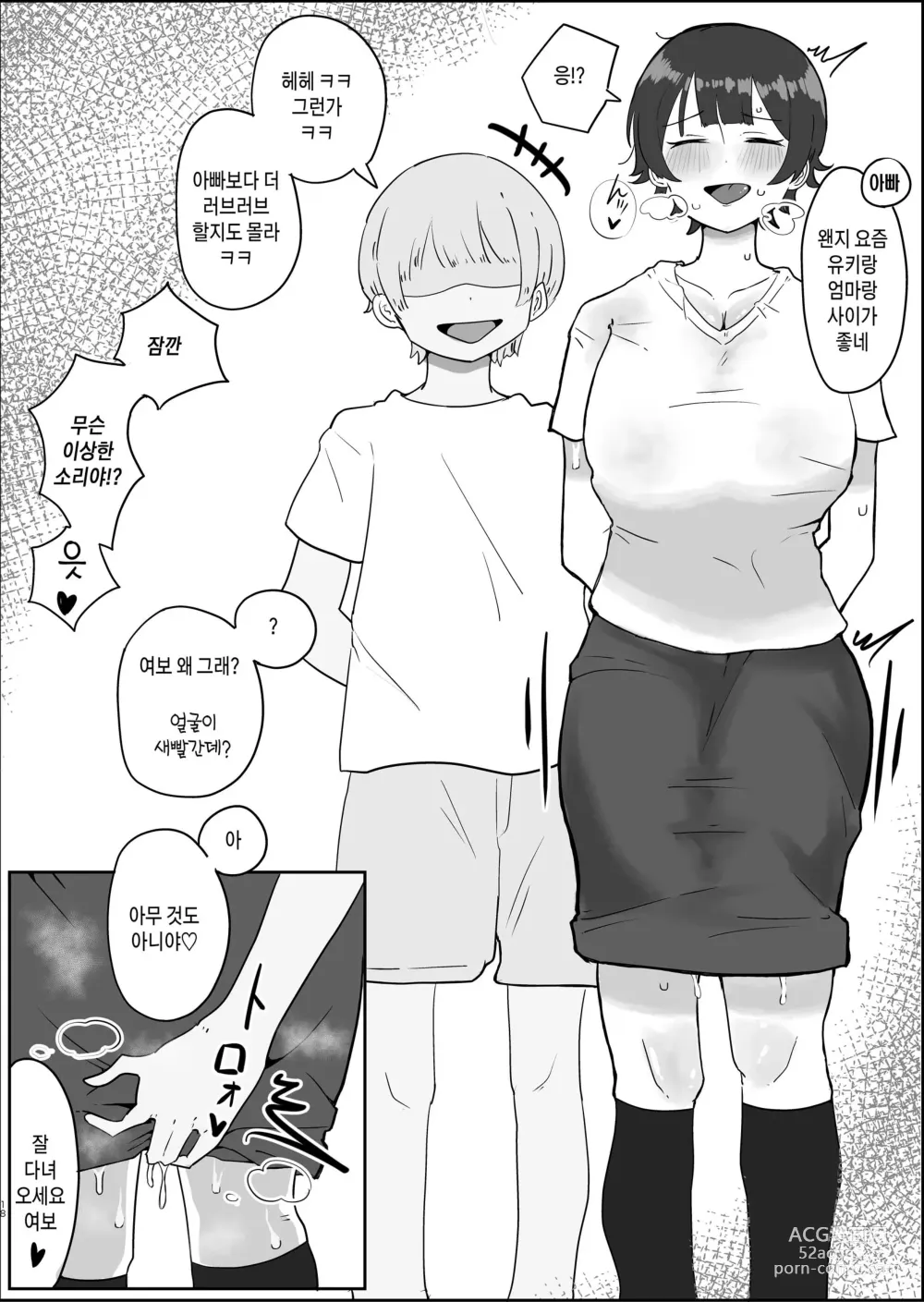 Page 17 of doujinshi 아들의 거근에 유혹되어 매일 땀범벅 섹스해 버리는 엄마의 이야기