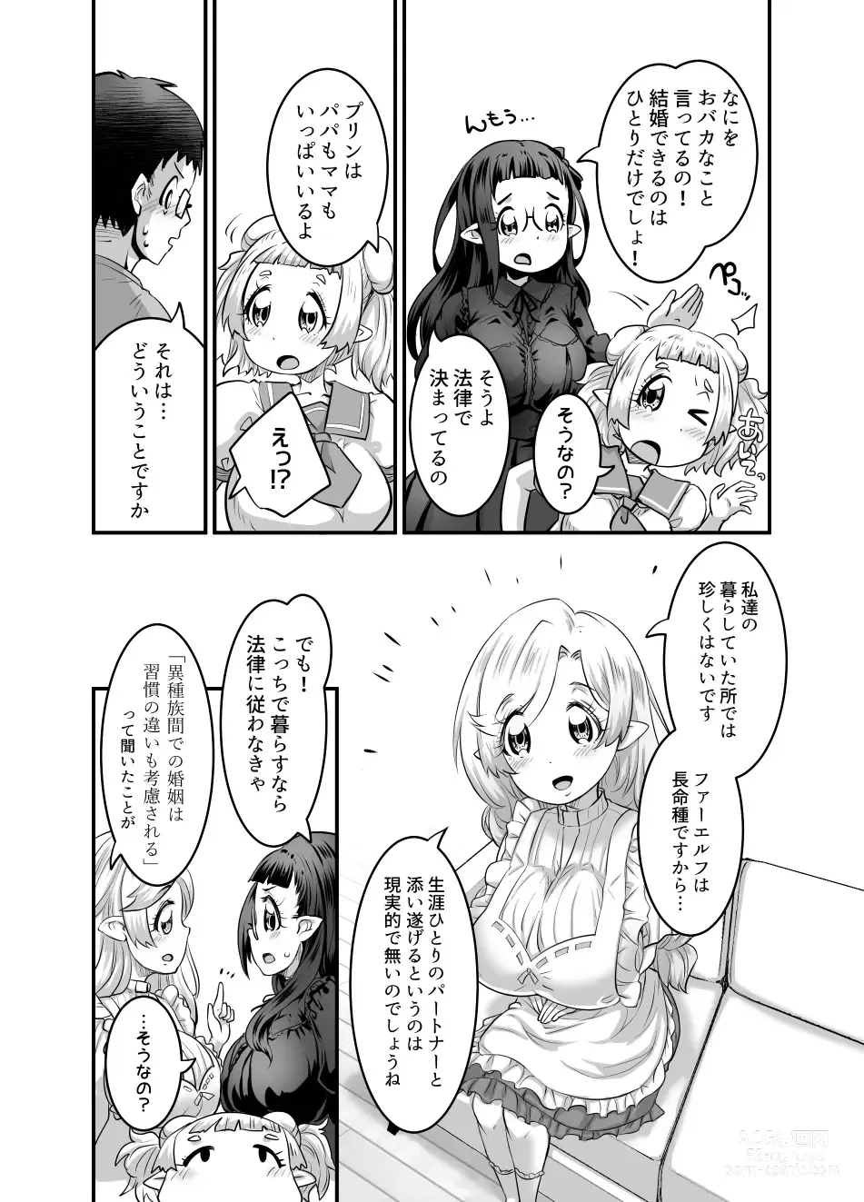 Page 254 of doujinshi Oppai Loli Elf-chan no Konkatsu