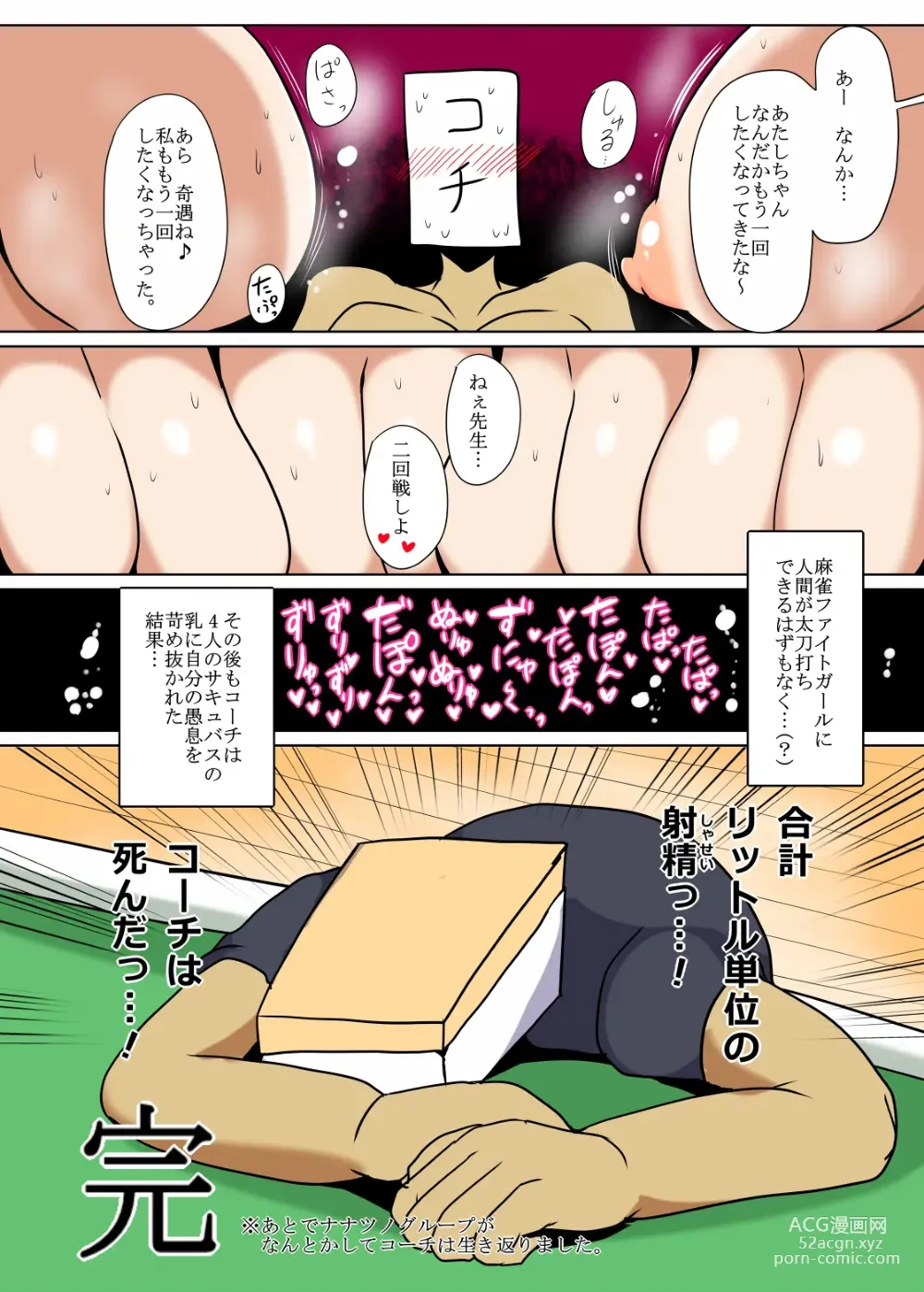 Page 17 of doujinshi Mahjong Paizuri Girl