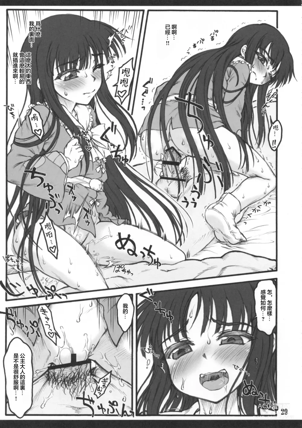 Page 27 of doujinshi Kaguya ~Touhou Shoujo Saiin~