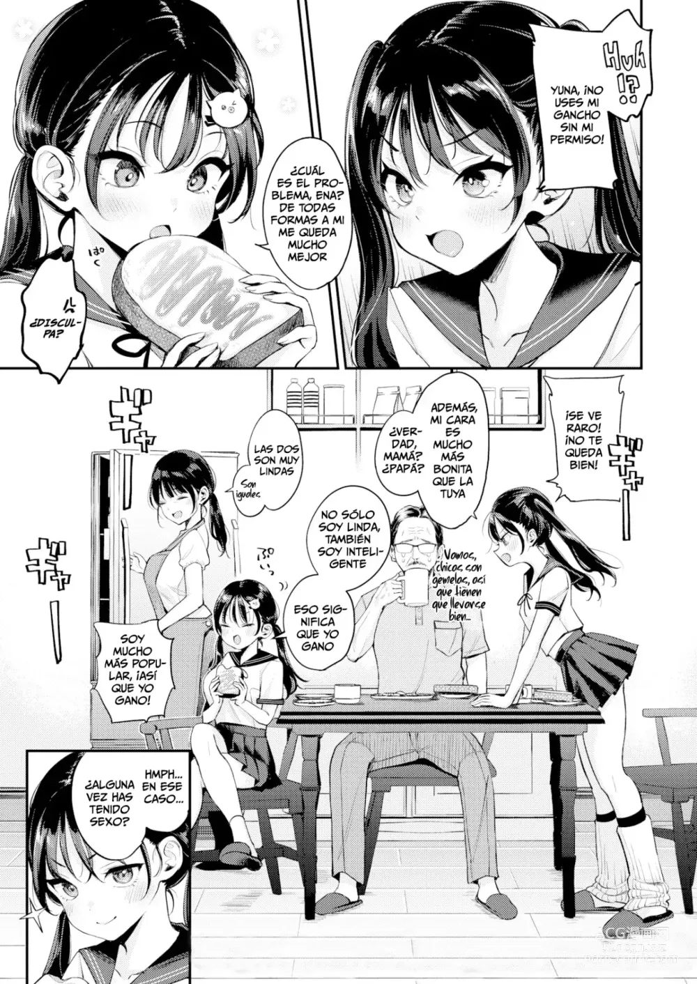 Page 1 of manga Competencia de Sobrinas