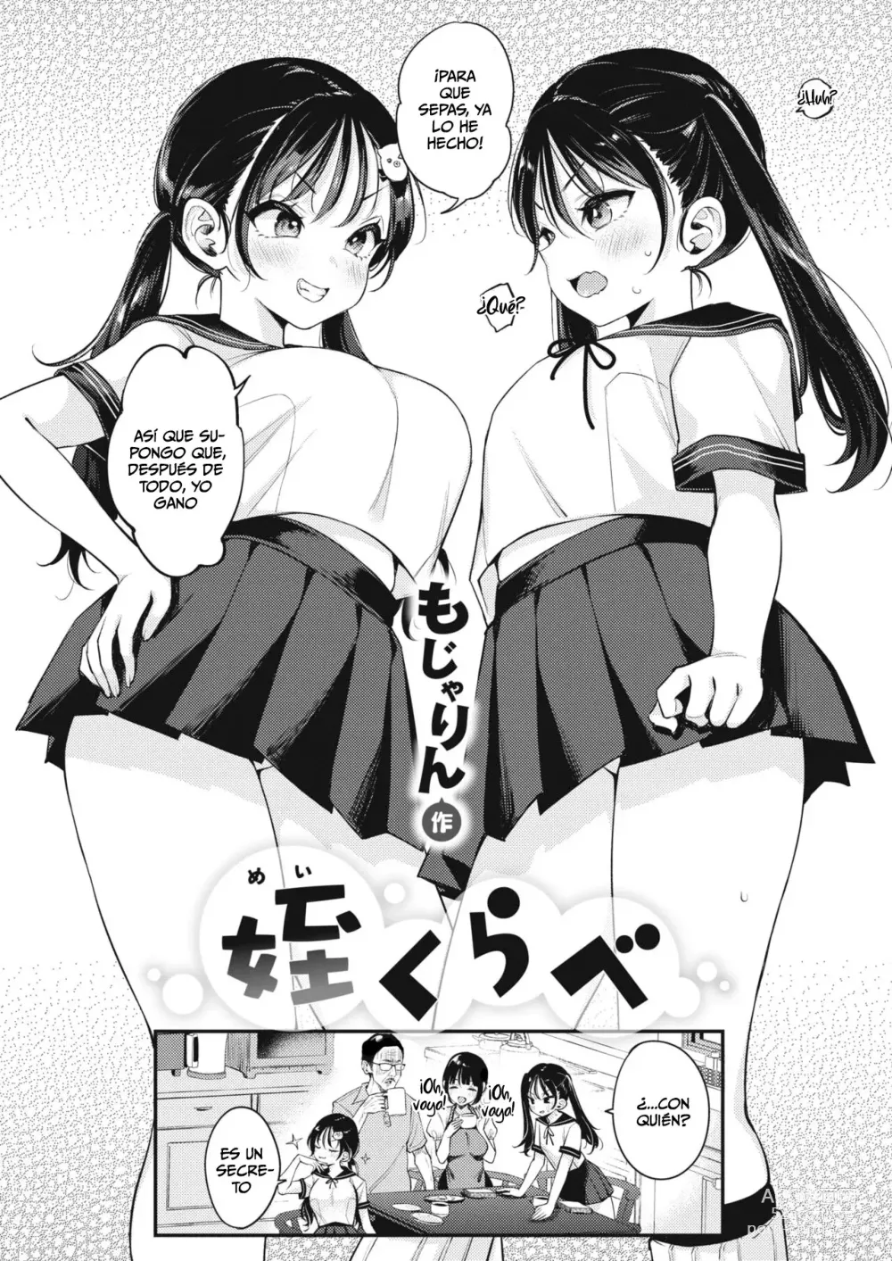 Page 2 of manga Competencia de Sobrinas