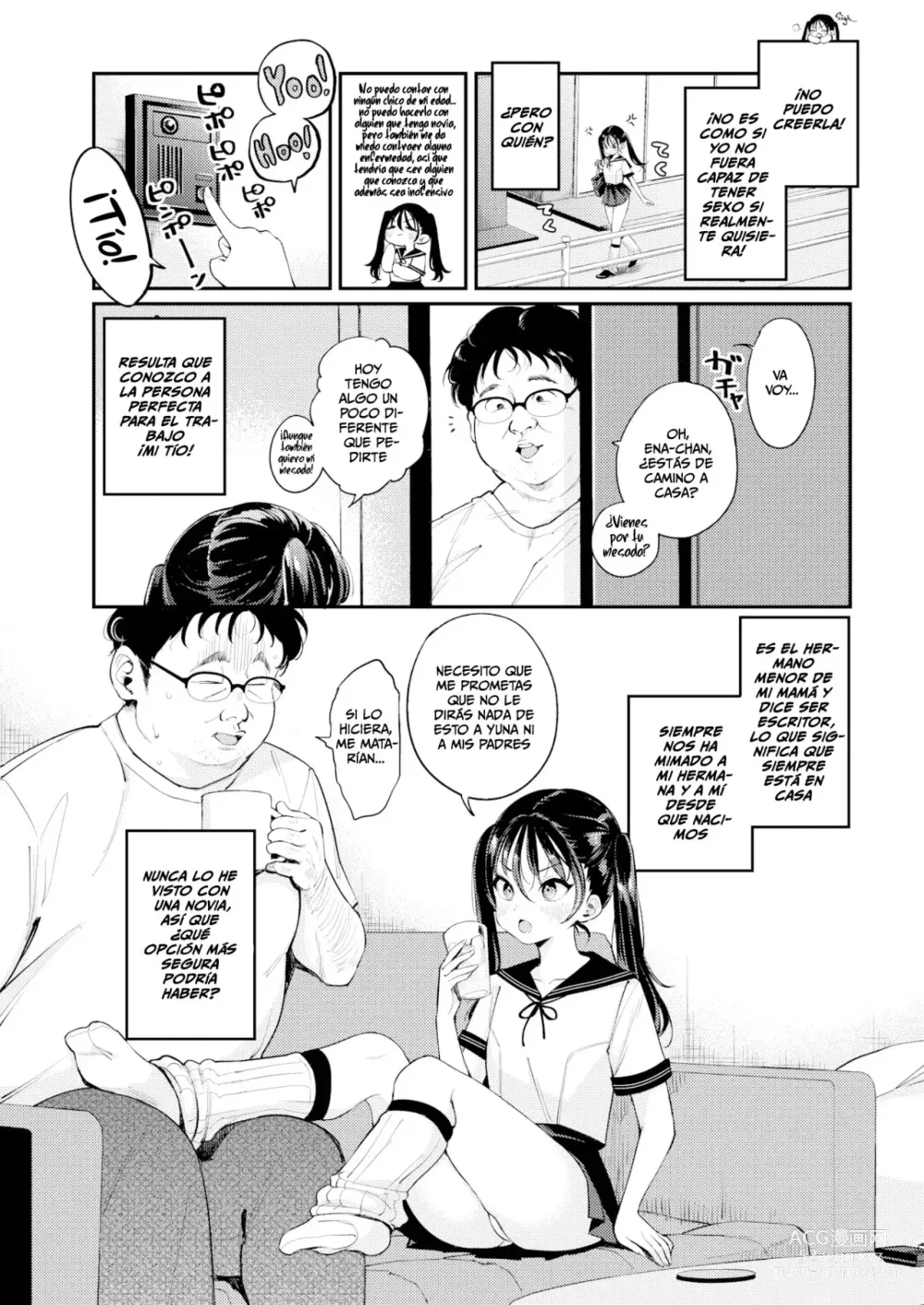 Page 3 of manga Competencia de Sobrinas