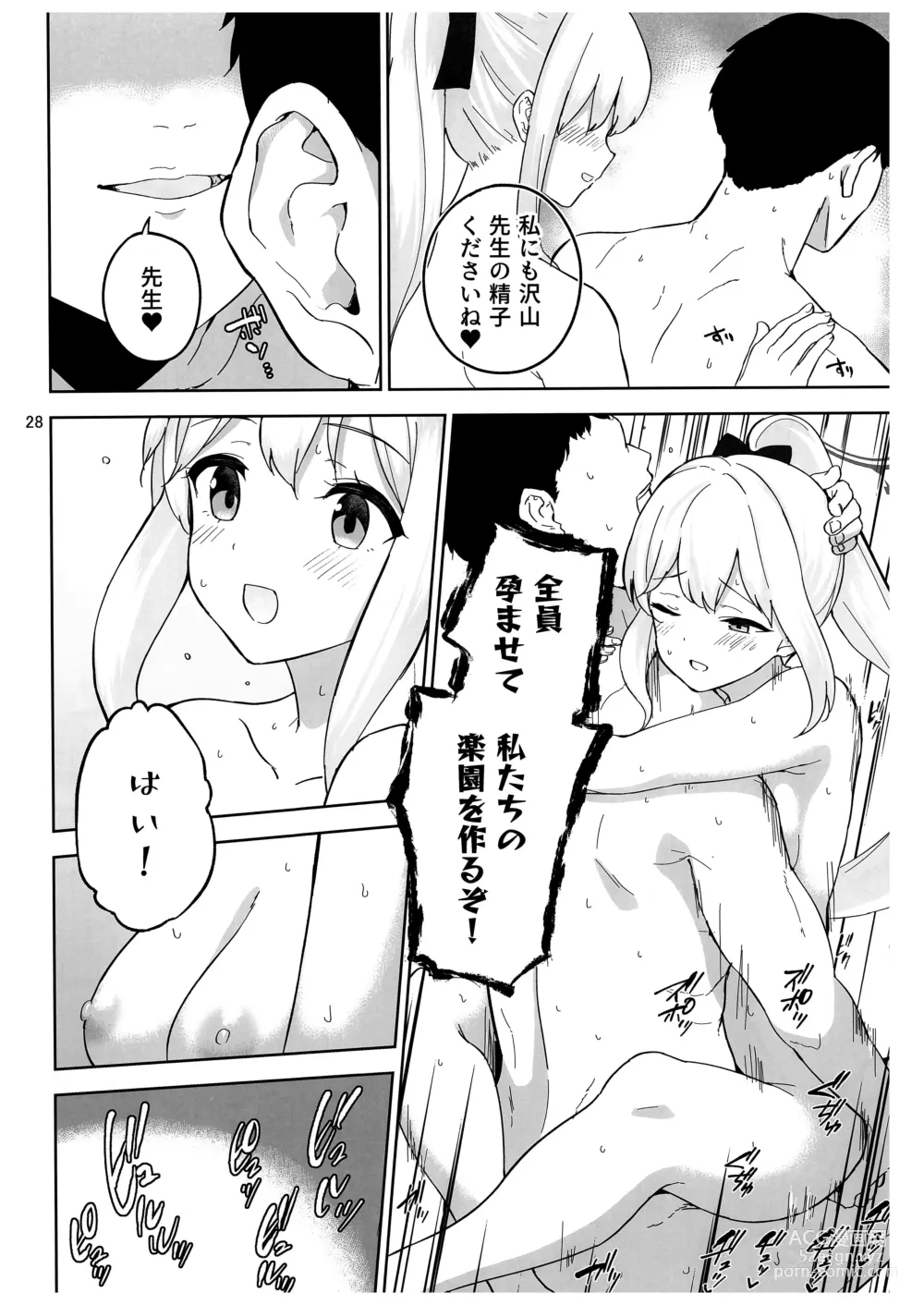Page 29 of doujinshi Usagi to Watashi no Hyouryuu Nikki