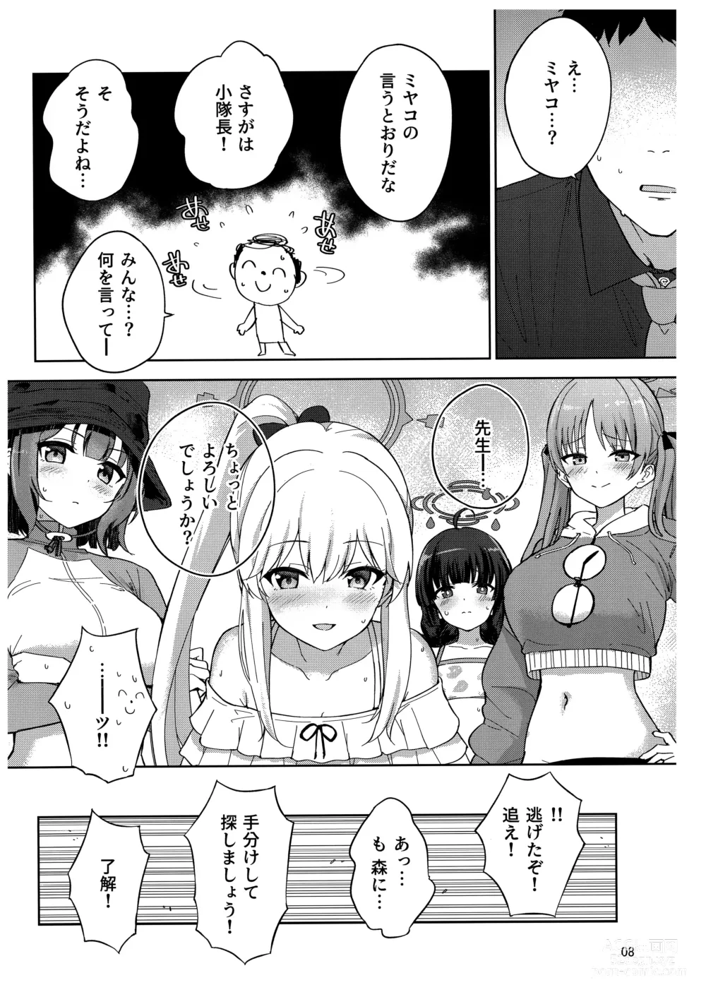 Page 9 of doujinshi Usagi to Watashi no Hyouryuu Nikki