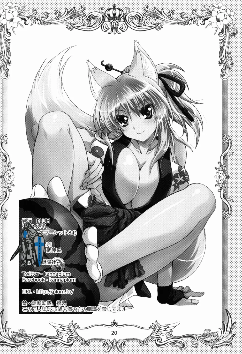 Page 19 of doujinshi Wonderful Fox