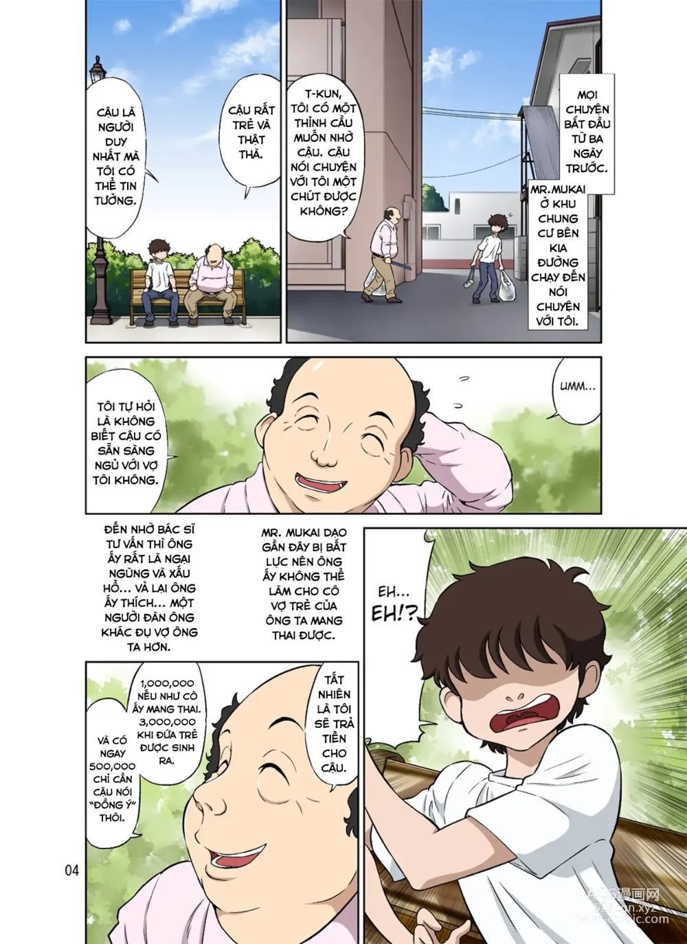Page 4 of doujinshi Hitozuma Miyuki-san ni Otto Kounin de Mainichi Tanetsuke Sex