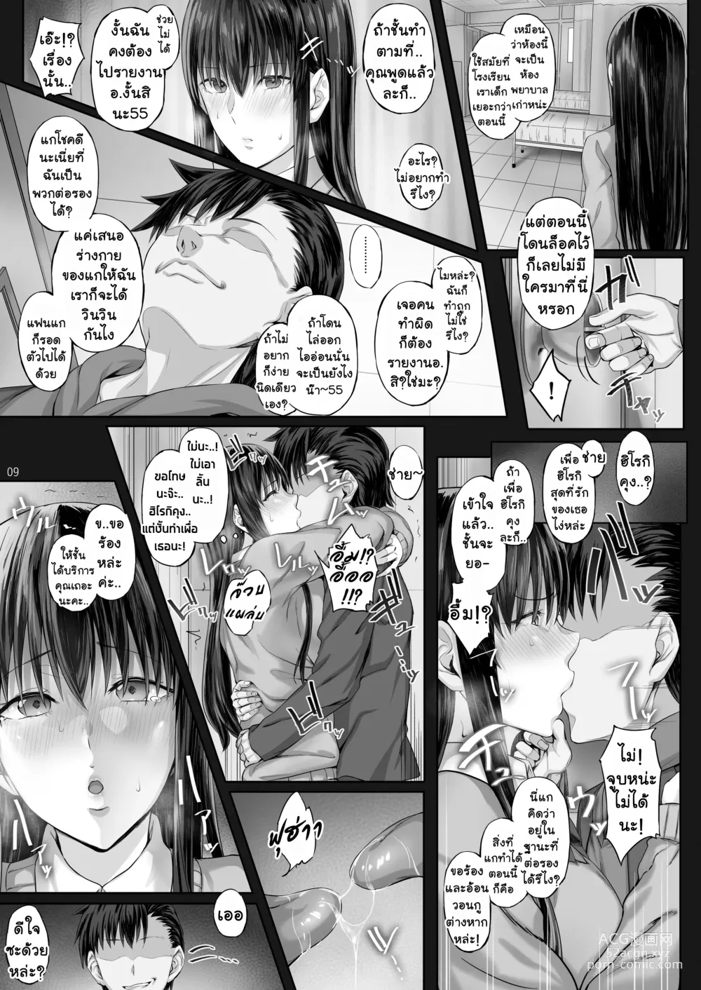 Page 8 of doujinshi Kanojo ga Boku no Shiranai Tokoro de｜คุณแฟนสาว..ทำอะไรลับหลังผมกันนะ?