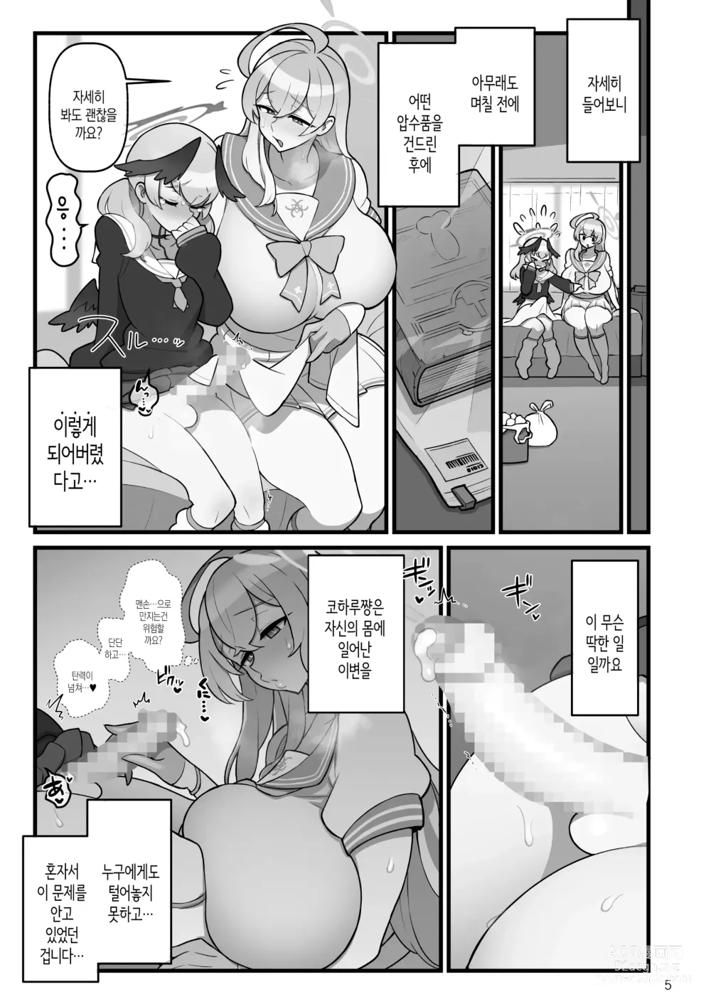 Page 6 of doujinshi 코하루 후타나루