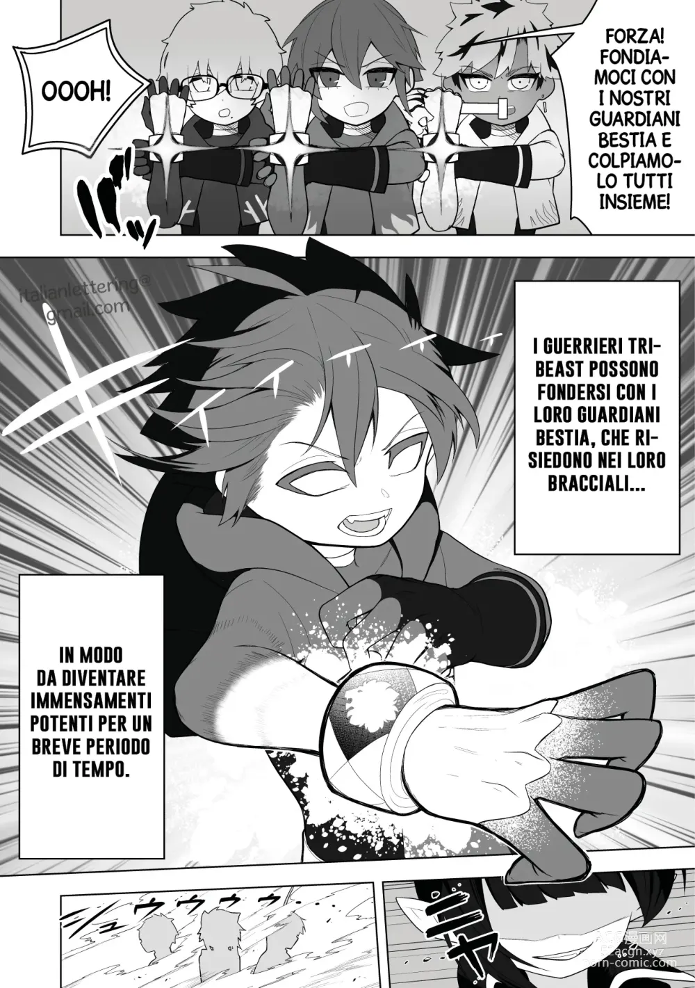 Page 4 of doujinshi Shounen Hero Sentai, TS Aigan Petto-ka no Wana!