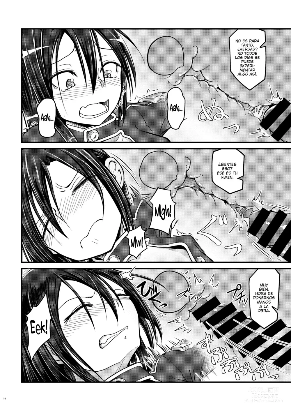 Page 14 of doujinshi Kiriko Route Another #01 ~Kousoku Denma Shojo Soushitsu Hen~