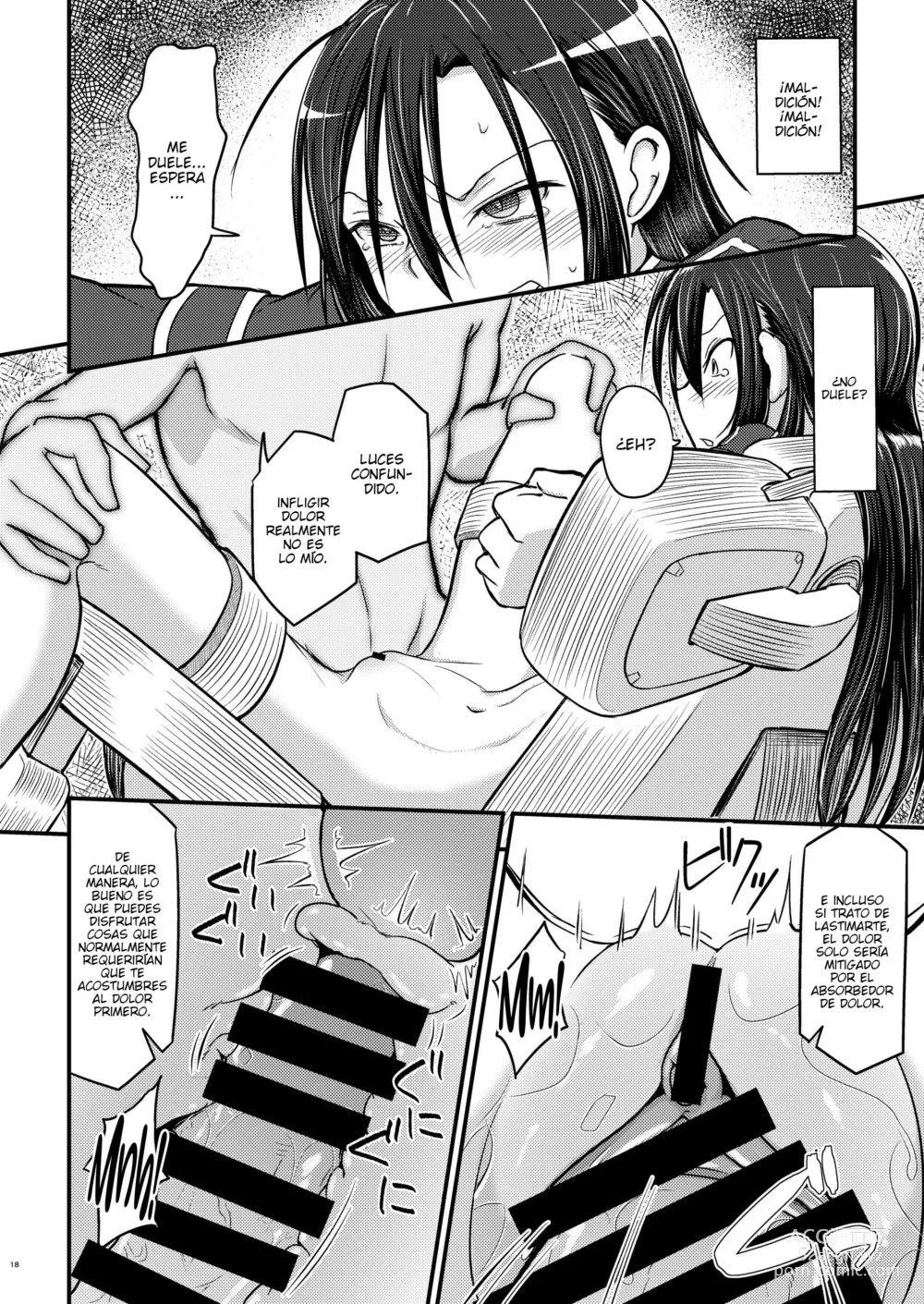 Page 16 of doujinshi Kiriko Route Another #01 ~Kousoku Denma Shojo Soushitsu Hen~