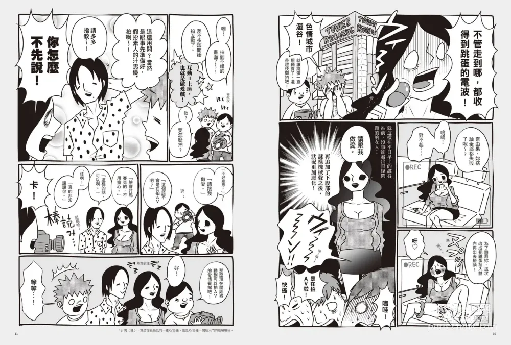 Page 9 of manga 我當AV女優的那些年 2