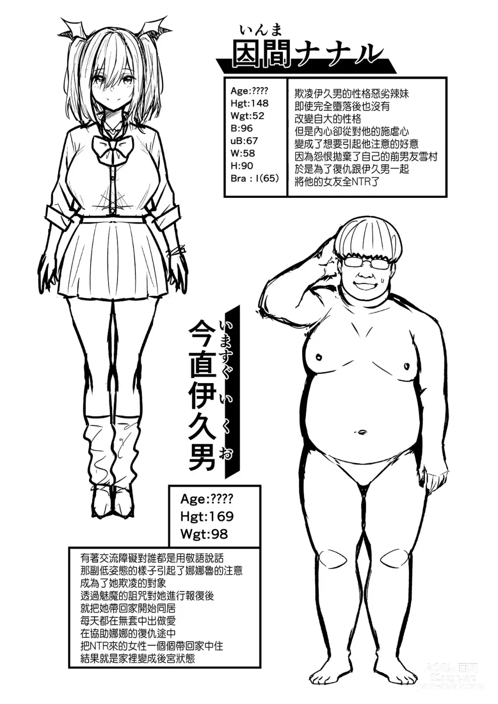Page 123 of doujinshi 把囂張狂妄的辣妹變成魅魔來懲罰1-2