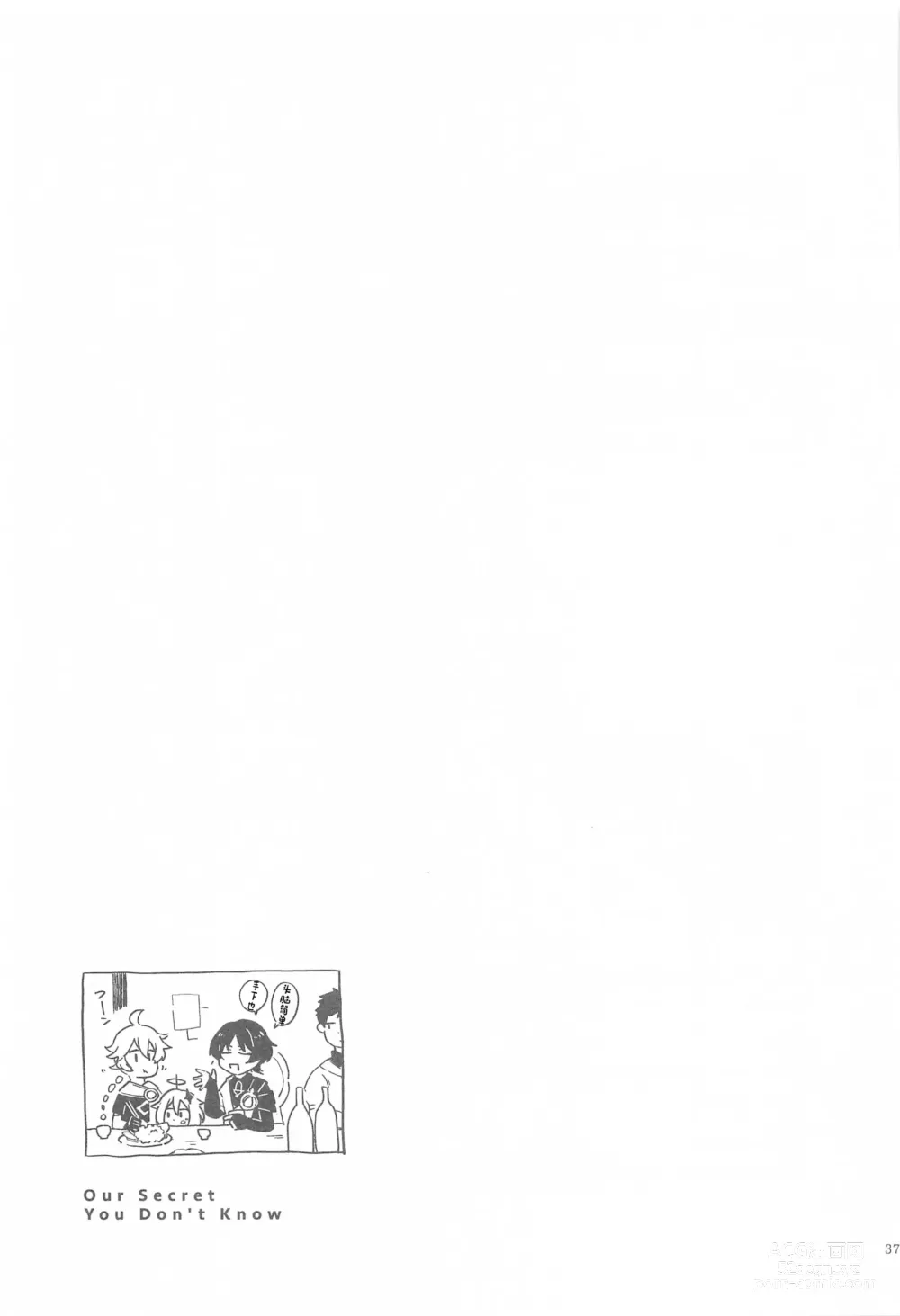 Page 35 of doujinshi Anata no Shiranai Watashi-tachi - Our Secret You Dont Know